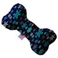 Mirage Pet Products Snowflake Blues 8 in. Stuffing Free Bone Dog Toy 1271-SFTYBN8